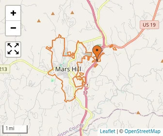 Area schools map